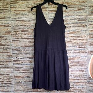 Sweaty Betty Charcoal V-Neck Mini Dress